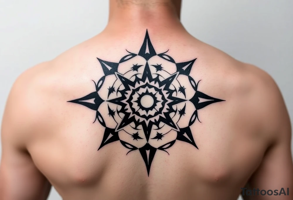 Concentric design tattoo idea