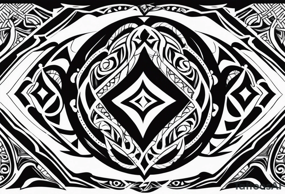 Hawaii tribal tattoo idea