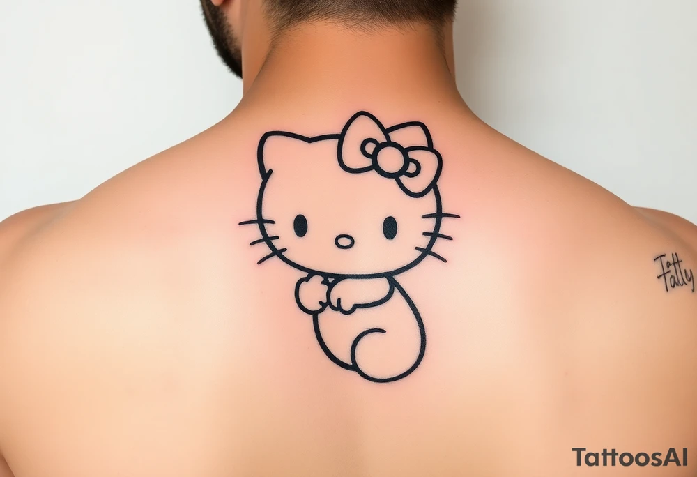 Hello kitty as tinkerbell Sally tattoo idea