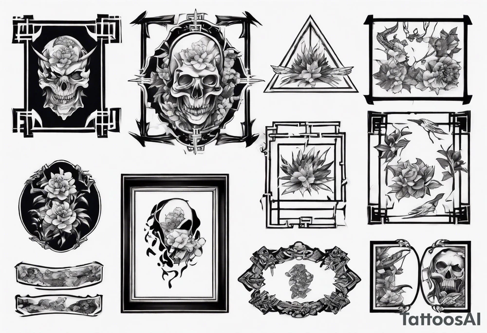 pictures frame tattoo idea