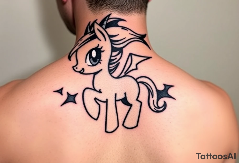 Demonic my little pony tattoo idea