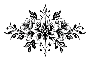 Flowers tattoo idea