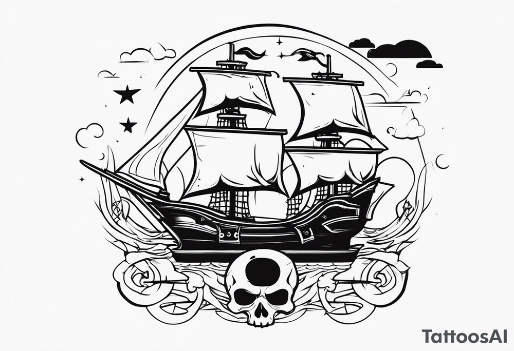 pirate tattoo idea