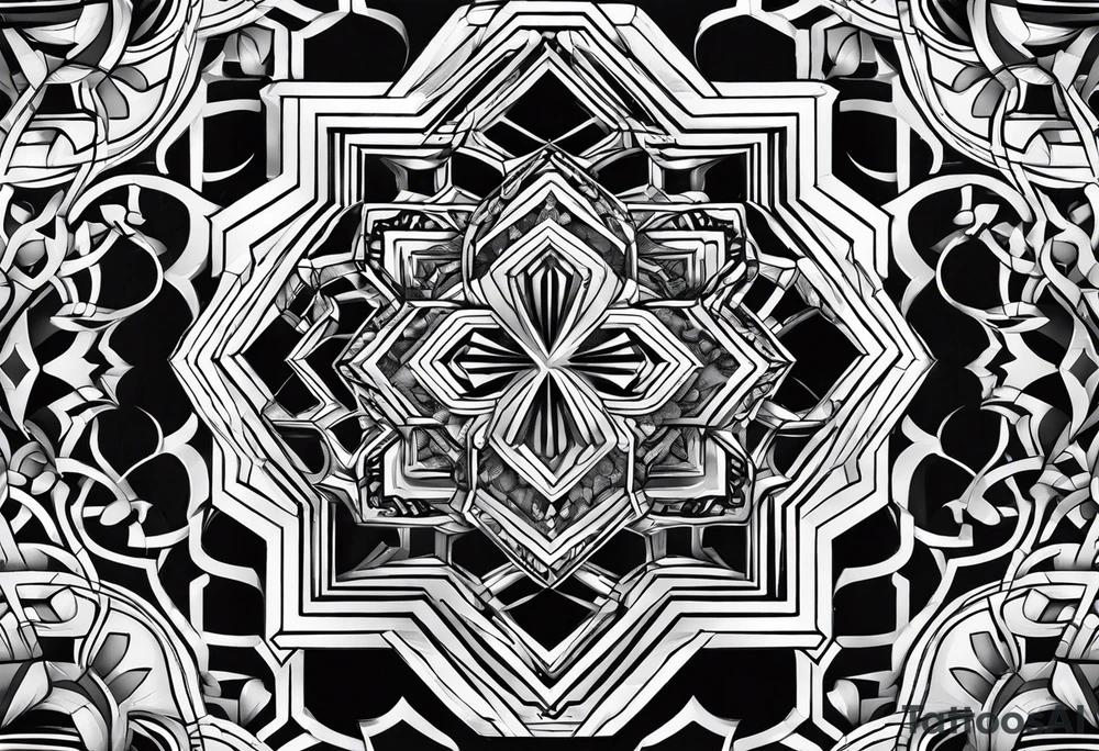 Tribal honeycomb pictures inside tattoo idea