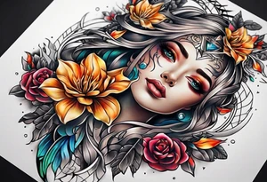 people with hands tattoo idea