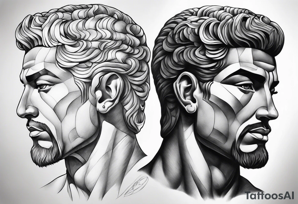 Kouros Kopf tattoo idea