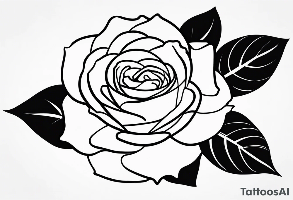 Rose tattoo tattoo idea
