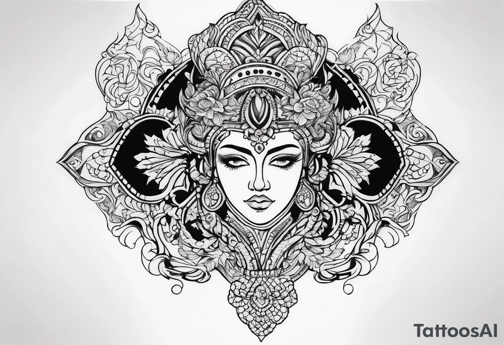 sicilian tattoo with a dark theme tattoo idea