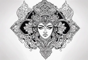 sicilian tattoo with a dark theme tattoo idea
