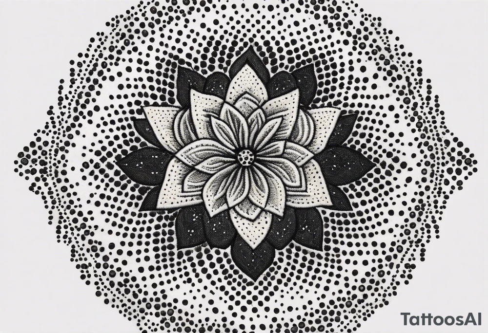 embroidered tattoo idea