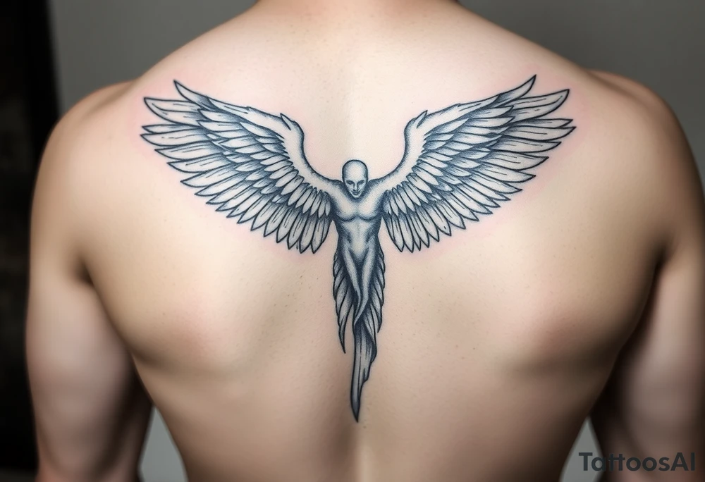 Angel tattoo idea