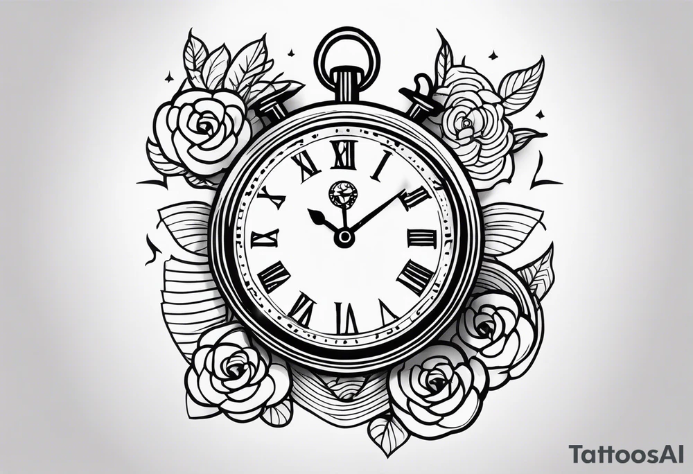 Time is money tattoo idea