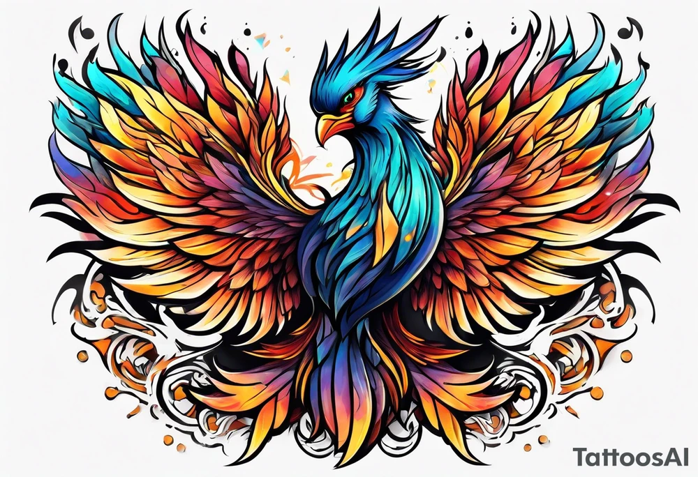 little pheonix tattoo idea