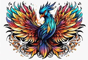 little pheonix tattoo idea