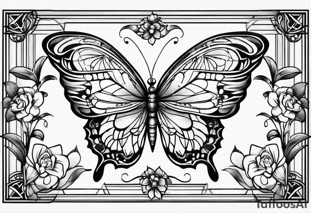 Butterfly tattoo idea
