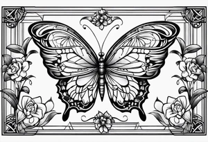 Butterfly tattoo idea