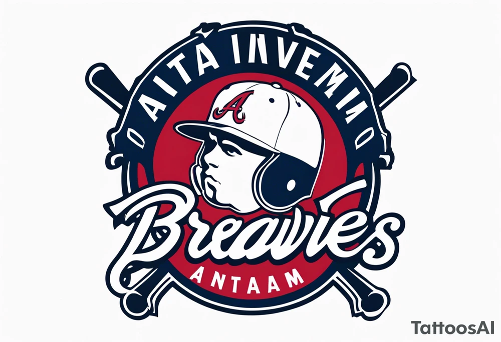 Script: Aut viam inveniam, aut faciam” in new era Atlanta braves font tattoo idea