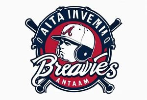 Script: Aut viam inveniam, aut faciam” in new era Atlanta braves font tattoo idea