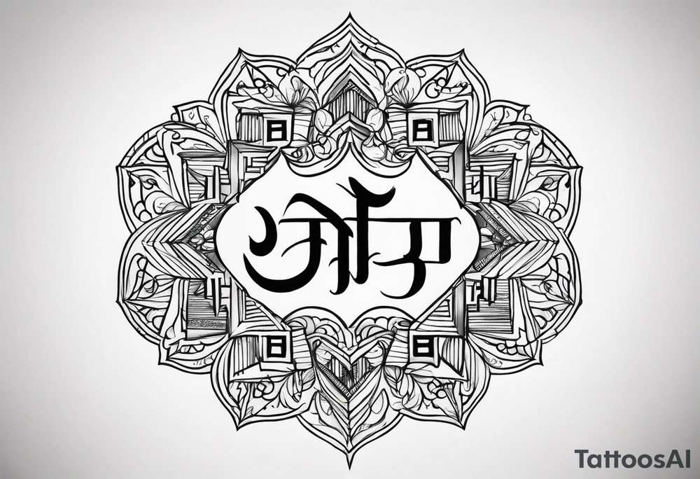 Tattoo ਨਿਰਭਉ ਨਿਰਵੈਰ written in Gurmukhi written text. tattoo idea Tattoo ਨਿਰਭਉ ਨਿਰਵੈਰ written in Gurmukhi written text. tattoo idea