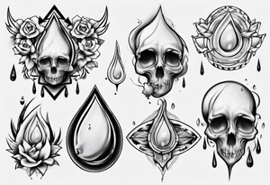 tears tattoo idea