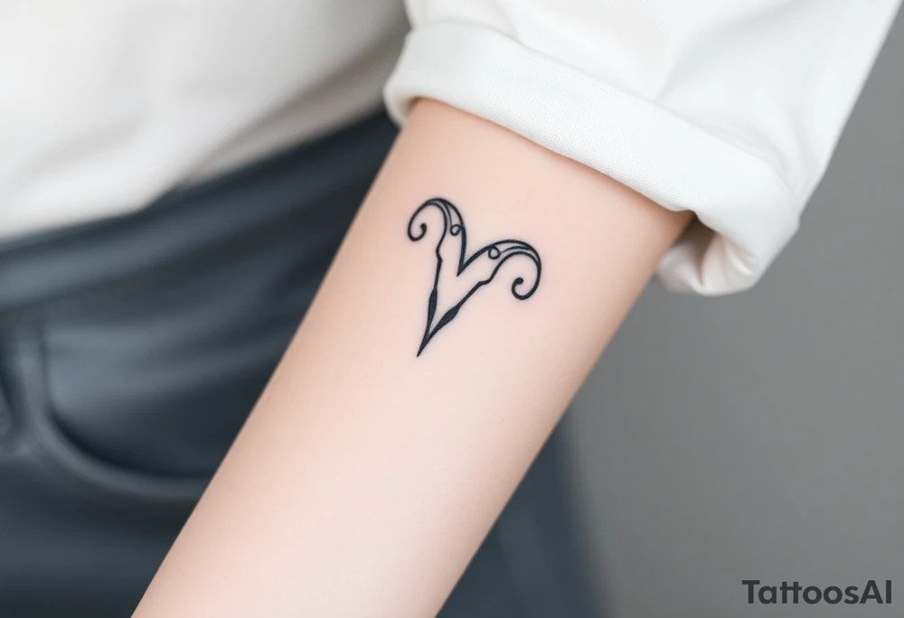 Aries tattoo tattoo idea
