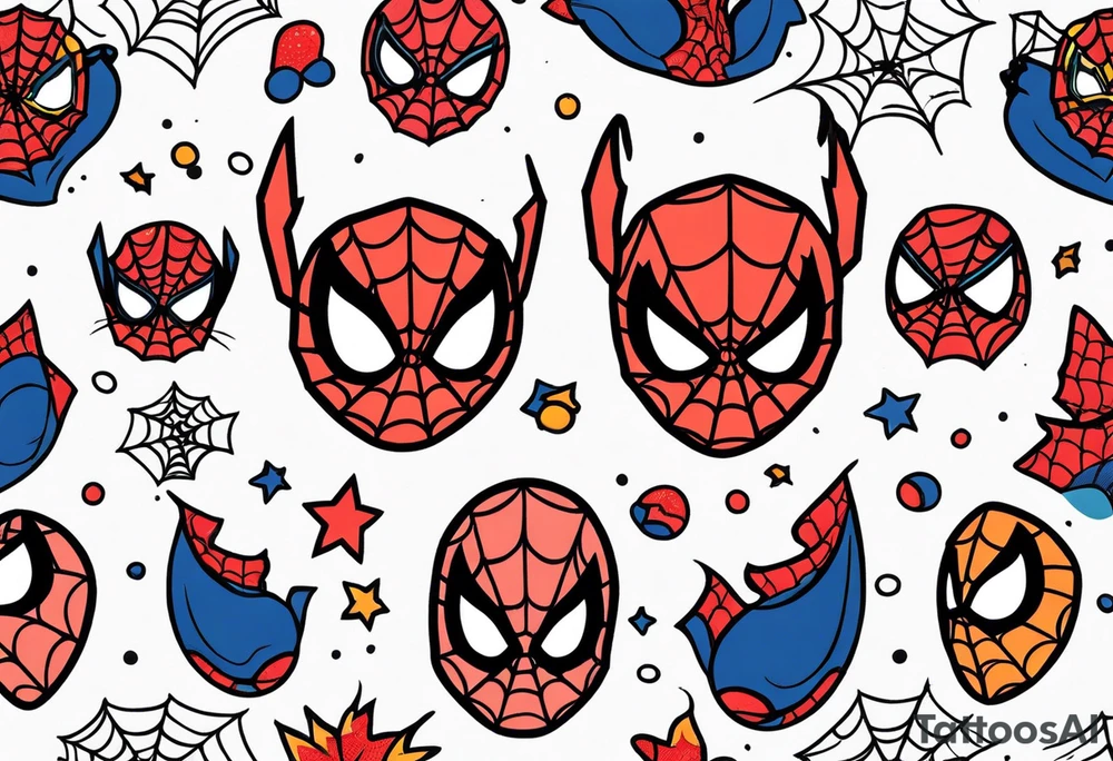 Spiderman tattoo idea