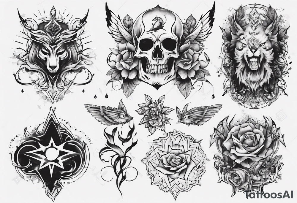 Two matching tattoos for men and women tattoo idea