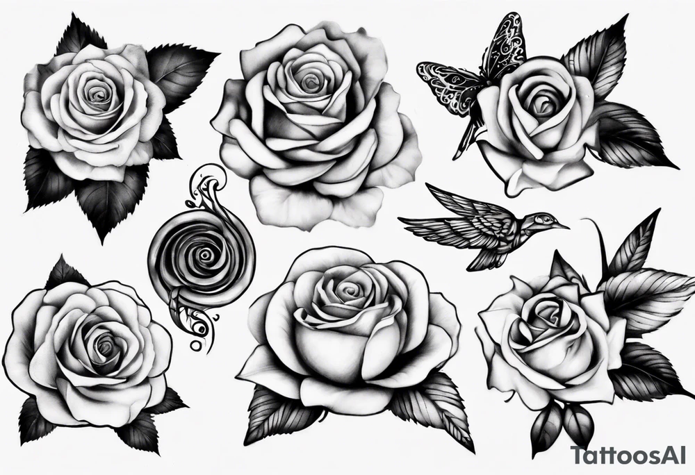 Rosa dos ventos bussola viagem tattoo idea