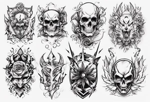 flash art tattoo idea