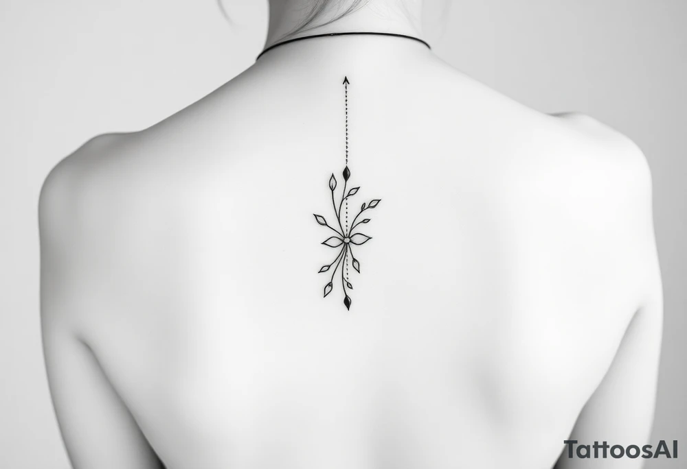 tattos down my spine tattoo idea
