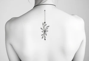 tattos down my spine tattoo idea