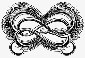 infinity symbol tattoo idea