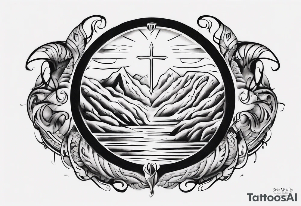Horizontal inner bicep tattoo. “walk by faith, not by sight” modern tattoo tattoo idea