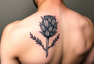 Scottish thistle tattoo idea
