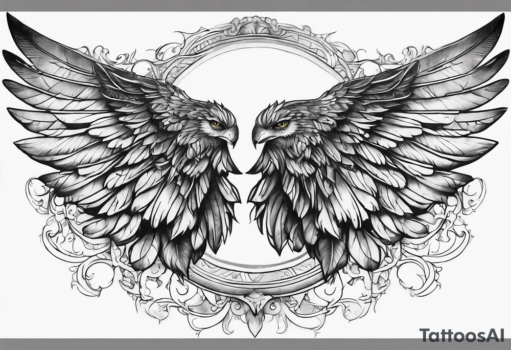 Wings tattoo idea