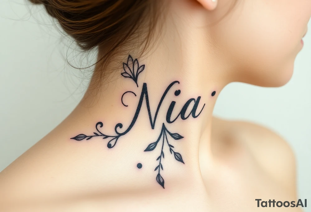 Name Nia tattoo idea