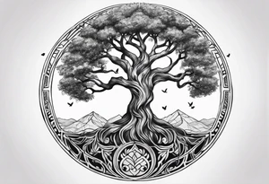 tree of life tattoo idea