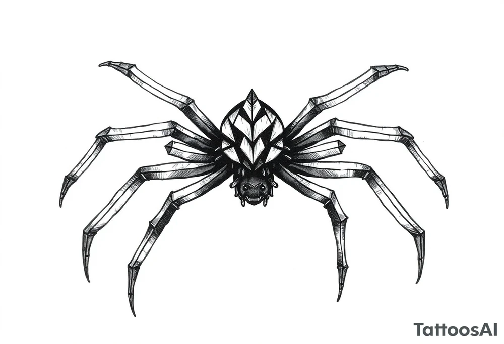 Spider tattoo idea