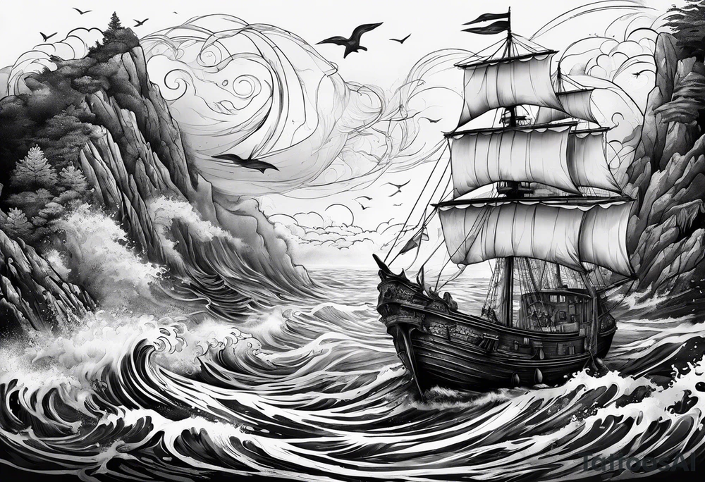 The Old Man and the Sea tattoo idea