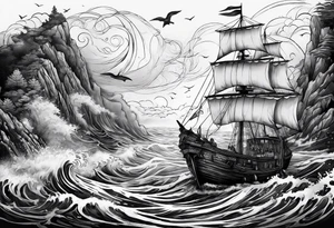 The Old Man and the Sea tattoo idea