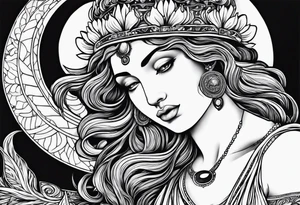 Venus the goddess tattoo idea