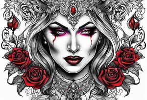Vampire tattoo design tattoo idea
