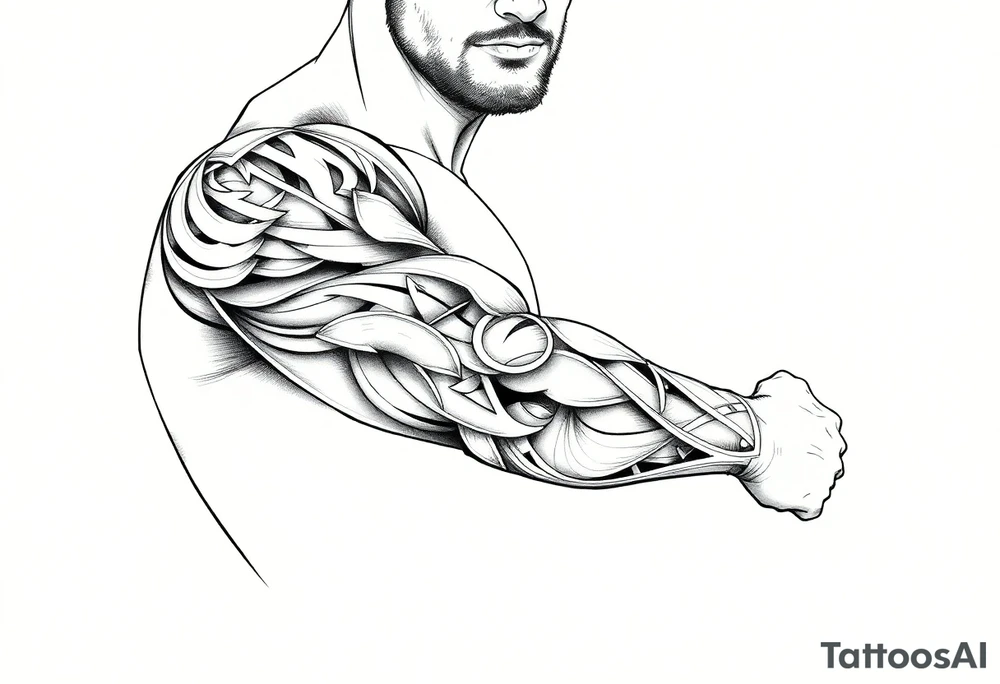 Computer code software developer, father of 6, masculinity, strength, overcome, Libra, tattoo idea