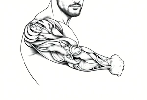 Computer code software developer, father of 6, masculinity, strength, overcome, Libra, tattoo idea
