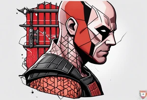 Wade wilson jail tattoo idea