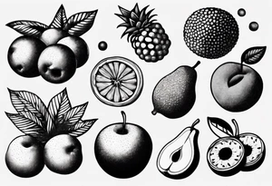 Fruits tattoo idea