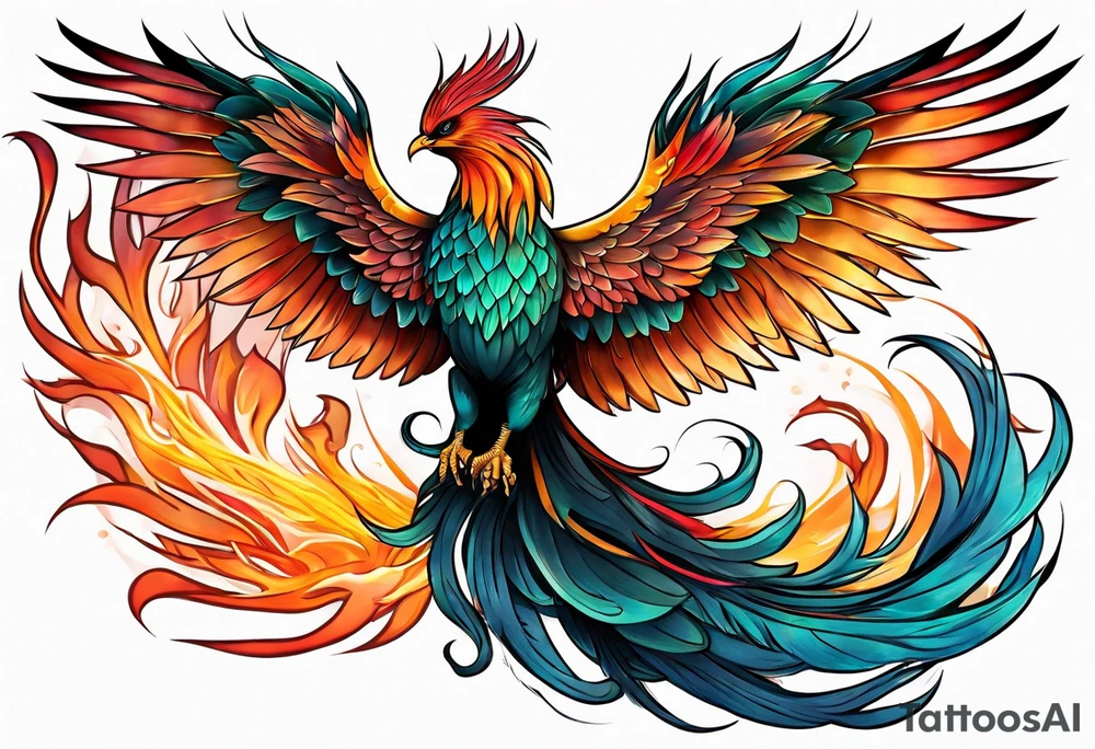 phoenix tattoo idea