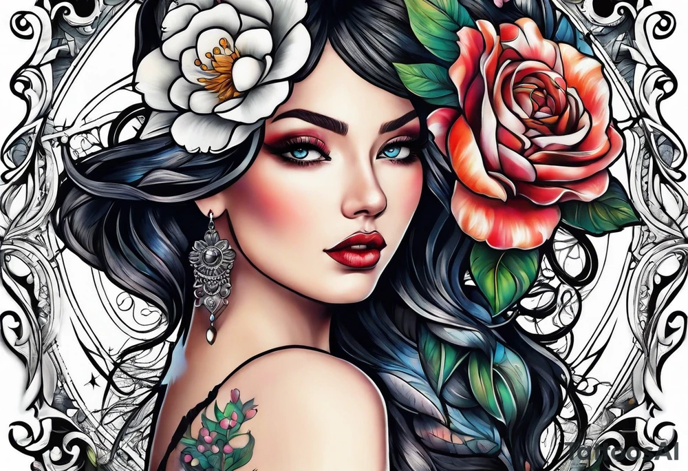 Garden tattoo tattoo idea