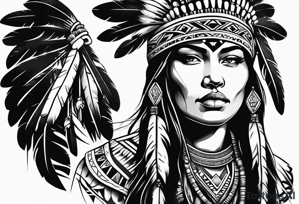 American Indians tattoo idea