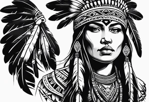 American Indians tattoo idea